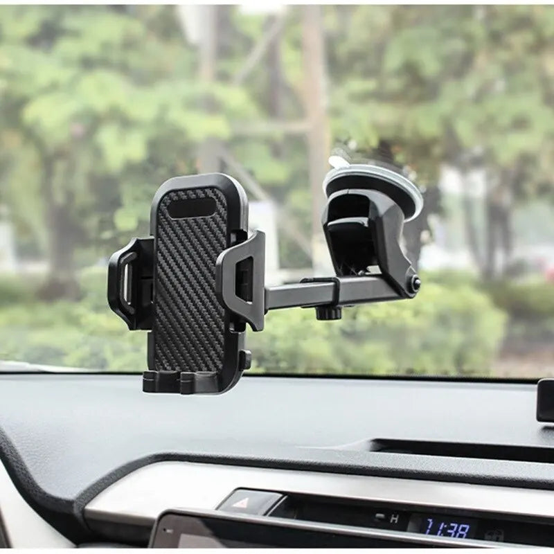 Suporte de telefone mãos livres para motoristas de carro e caminhão, suporte universal, pára-brisa Dash, ventilação, montagem do telefone móvel, atualizado